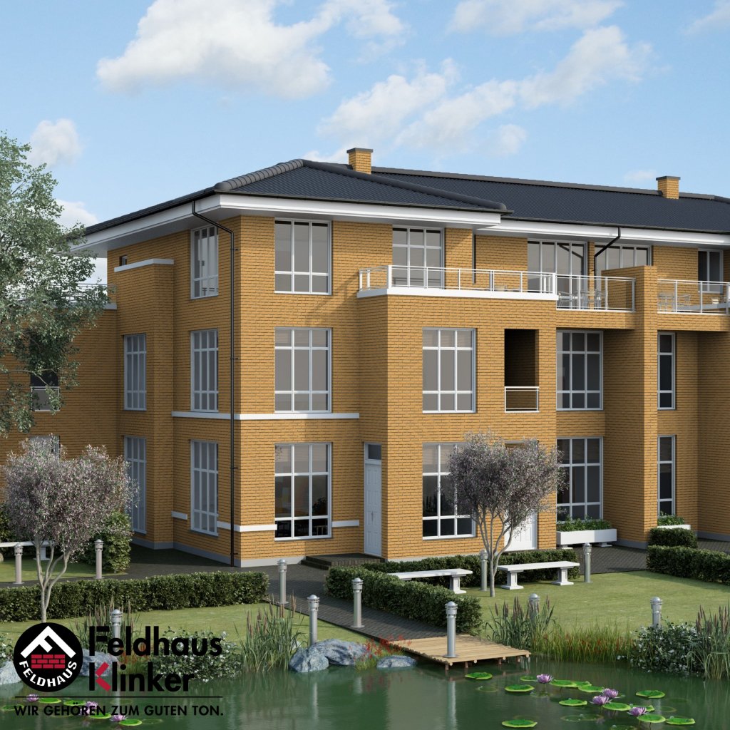 Клинкерная фасадная плитка Feldhaus Klinker R200 Amari liso гладкая NF9, 240*9*71 мм