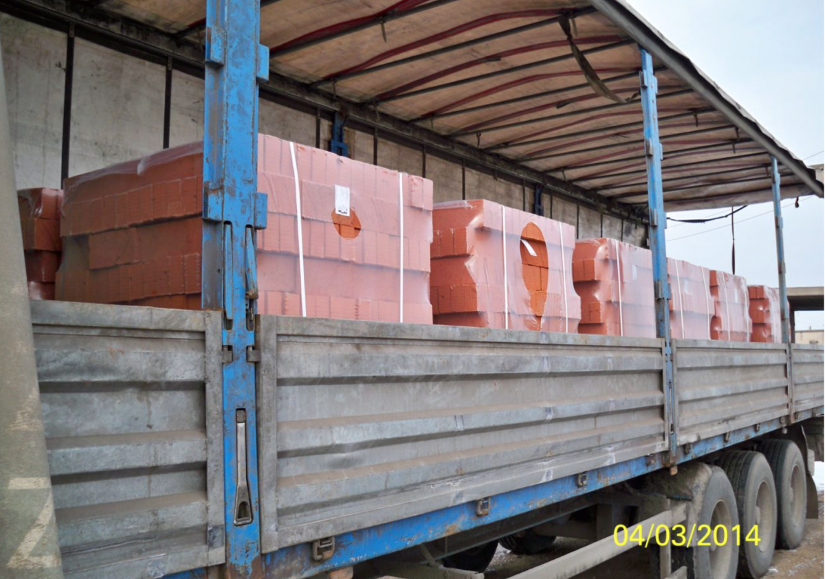 Кирпич полнотелый одинарный М-150 БЕЛЫЕ СТОЛБЫ