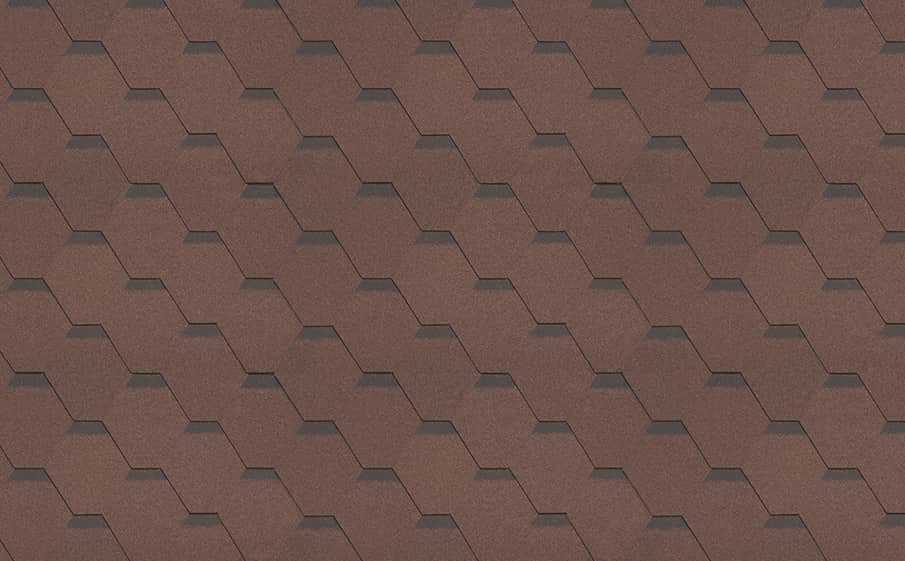 Гибкая черепица ТЕХНОНИКОЛЬ SHINGLAS Кадриль соната, Агат